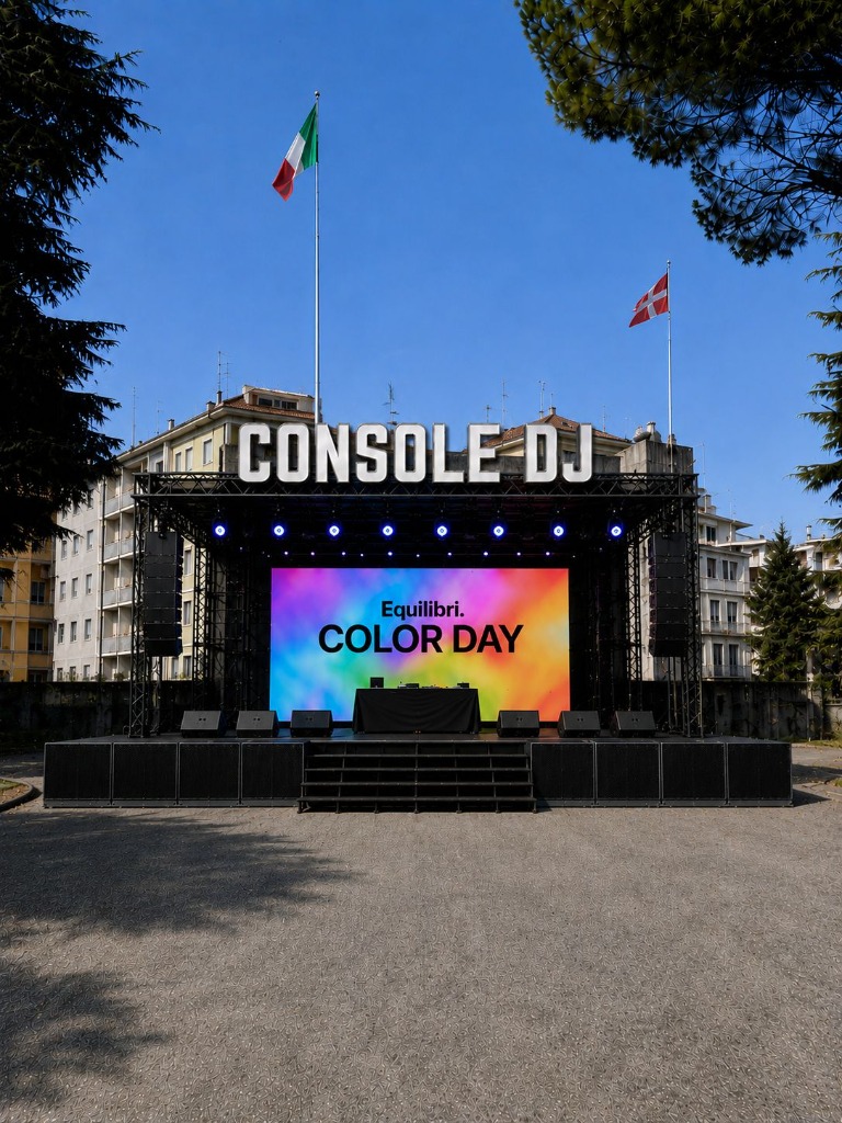 Render Palco, DJ set e lancio polveri