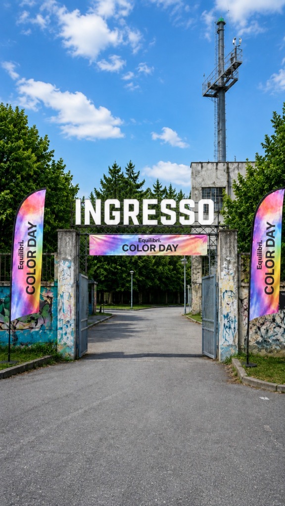 Render portale d'ingresso Equilibri Color Day